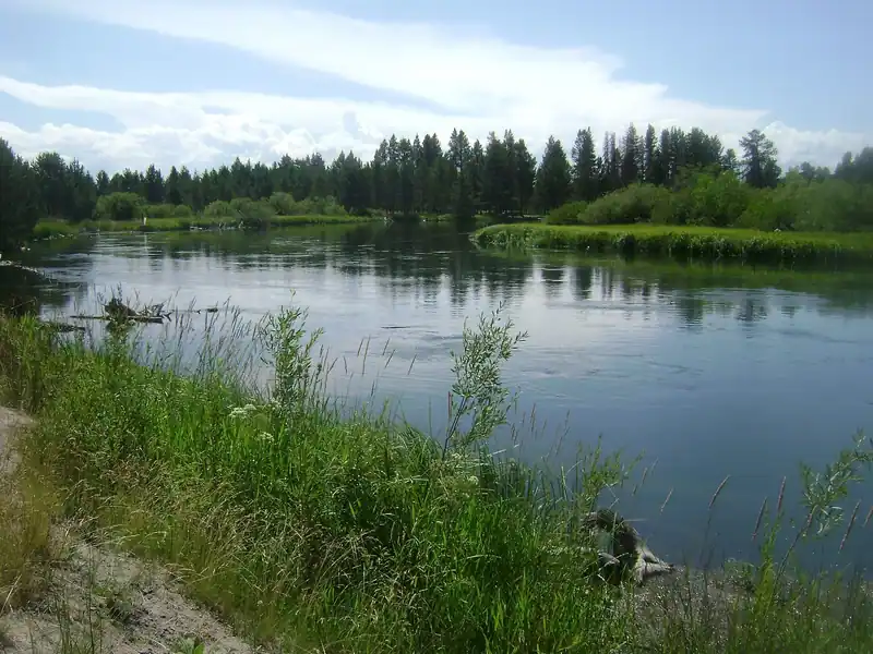 The Deschutes River at Sunriver, Oregon